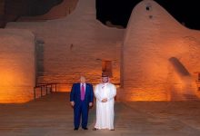 محمد بن سلمان يرافق ترمب في جولة تاريخية داخل الدرعية ويطلعانه على مخطط تطويرها