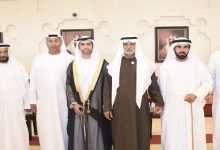 نهيان بن مبارك يحضر أفراح المزروعي والحميري في مجلس سويحان