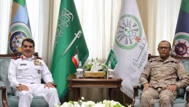 وفد عسكري كويتي يبحث في السعودية تطوير التعاون بالمجالات البحرية