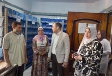 وكيل صحة البحيرة يتفقد العمل بوحدة صحة الأسرة بالجرادات بأبو حمص