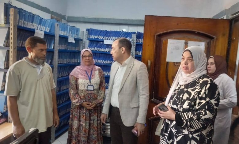 وكيل صحة البحيرة يتفقد العمل بوحدة صحة الأسرة بالجرادات بأبو حمص