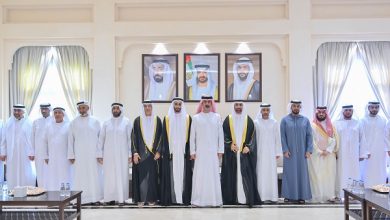 ولي عهد عجمان يحضر أفراح النعيمي والعويس