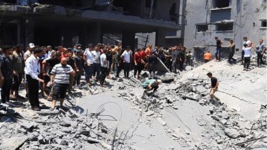 44 شهيدا في غارات إسرائيلية على غزة الأحد