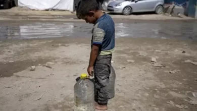 %75 من آبار المياه في غزة دمرت وتحذيرات من حالة عطش كبيرة 
