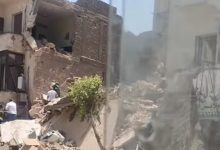 أصبح كوم تراب.. استخراج مصابين من أسفل أنقاض عقار شبرا المنهار |شاهد