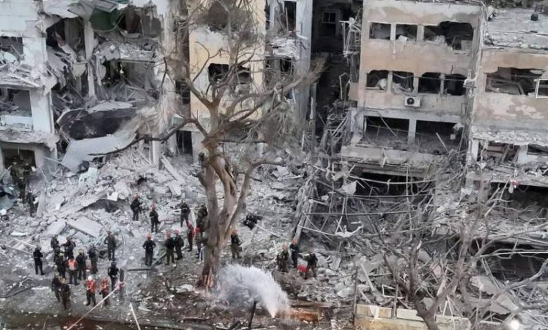 أضرار في السفارة الأمريكية والاحتلال يحظر نشر معلومات أو فيديوهات للقصف الإيراني