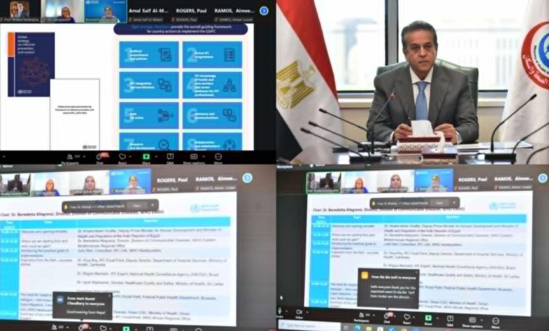 إدراج تجربة مصر في مجابهة العدوى ومقاومة مضادات الميكروبات كنموذج ناجح في دليل منظمة الصحة العالمية
