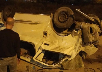 إصابة 11 شخصًا في حادث تصادم بطريق القاهرة الإسكندرية الزراعي