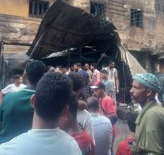 إصابة 4 أشخاص في حريق شارع سليم بفيصل.. والمعاينة الأولية: السبب انفجار أسطوانة بوتاجاز