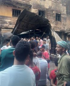 إصابة 4 أشخاص في حريق شارع سليم بفيصل.. والمعاينة الأولية: السبب انفجار أسطوانة بوتاجاز