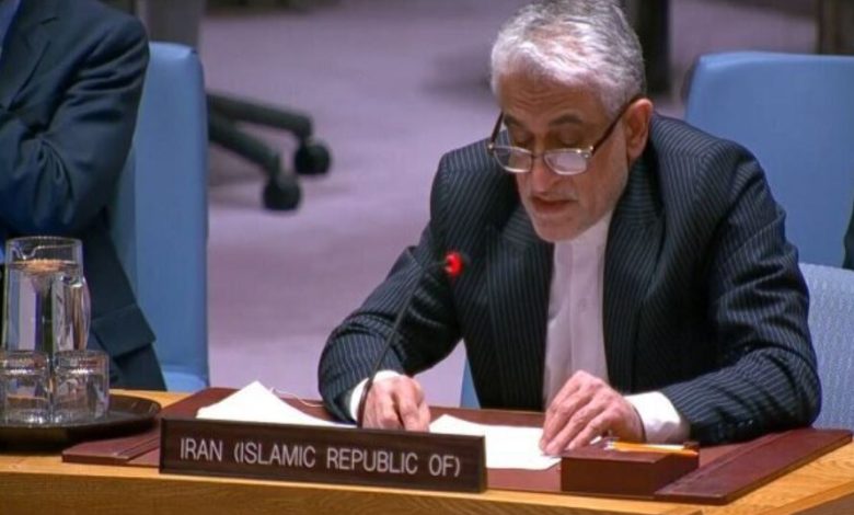 إيران تحتج على مشاركة مندوب الاحتلال بجلسة مجلس الأمن وتشكر الإخوة في قطر على وقف الحرب