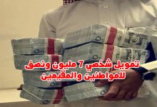 استلم 7 مليون ونصف ريال لتمويل شخصي بدون تعقيدات للمواطنين والمقيمين