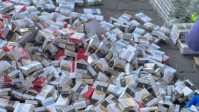 «الجمارك»: إحباط تهريب مايقارب 323 كرز سجائر في النويصيب