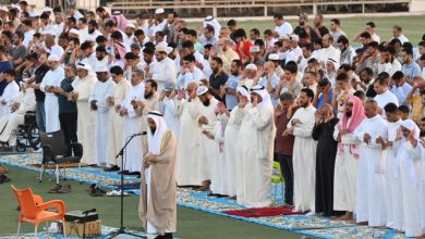 «الراي» تنشر 50 صورة لأداء صلاة العيد