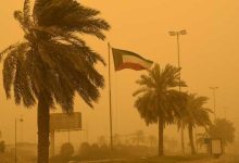 الرياح المغبرة مستمرة حتى بعد ظهر الغد