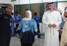 القلاف تفقدت صالة الركاب بإدارة جمارك الموانئ الشمالية وفيلكا
