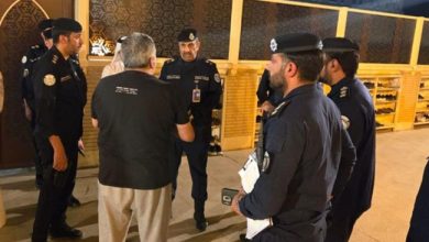 اللواء العدواني يتفقد الحسينيات ومجالس العزاء
