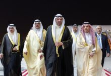 اليحيا يستقبل نظيره السعودي بمناسبة زيارته الرسمية للبلاد