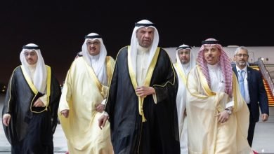 اليحيا يستقبل نظيره السعودي بمناسبة زيارته الرسمية للبلاد