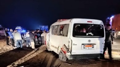 انقلاب ميكروباص وإصابة 15 شخصا بمنطقة حدائق أكتوبر