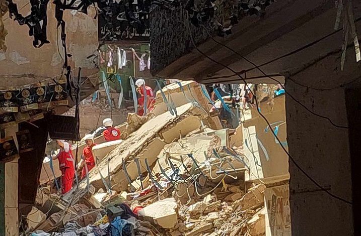 بالصور.. شهادات الأهالي تكشف تفاصيل اللحظات الأولى لانهيار عقاري حدائق القبة