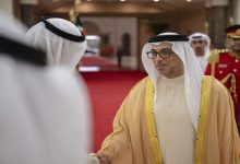 بالصور.. منصور بن زايد يغادر الكويت في ختام زيارته الرسمية