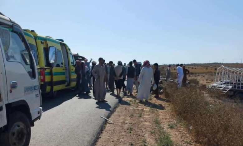 تصادم مروع على طريق السلوم الدولي يودي بحياة 3 أشخاص بينهم مصري وليبيان ويصيب 3 آخرين