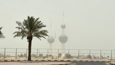 رياح خفيفة إلى معتدلة مثيرة للغبار في «نهاية الأسبوع»