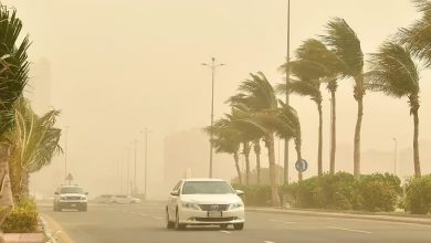 رياح شديدة السرعة على محافظتي الليث وبحرة