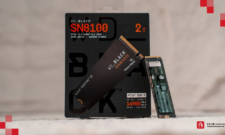 سرعة فائقة في نقل البيانات: مراجعة وحدة تخزين WD-Black SN8100 SSD M.2