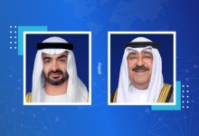 سمو أمير البلاد يتلقى اتصالاً هاتفياً من رئيس الإمارات