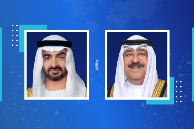 سمو أمير البلاد يتلقى اتصالاً هاتفياً من رئيس الإمارات