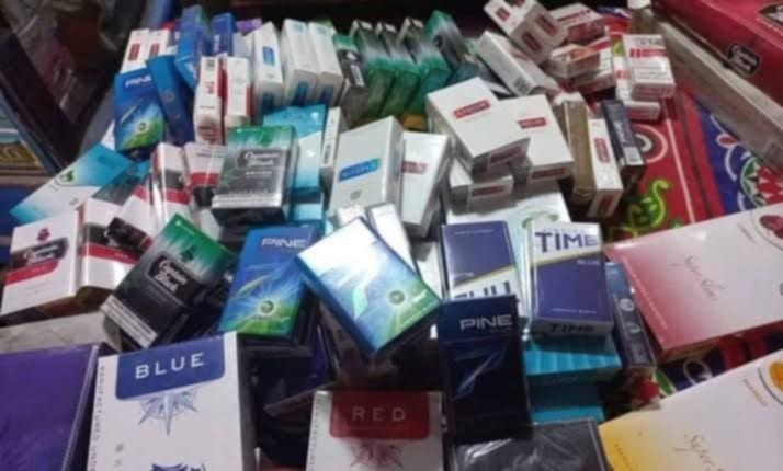 ضبط سجائر مجهولة المصدر في الشيخ زويد بشمال سيناء