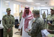 فيصل النواف تفقد مركز الشيخ سالم العلي للدفاع الكيماوي والرصد الإشعاعي