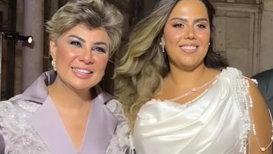 قدمت العريس لابنتها.. اللقطات الأولى من حفل زفاف ابنة الإعلامية مفيدة شيحة