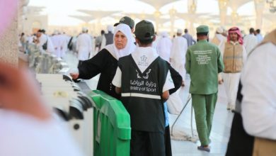 كشافة وزارة الرياضة يواصلون جهودهم الميدانية لخدمة الحجاج في المدينة المنورة