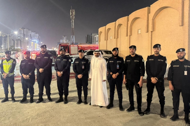 محافظ مبارك الكبير تفقد مجالس العزاء