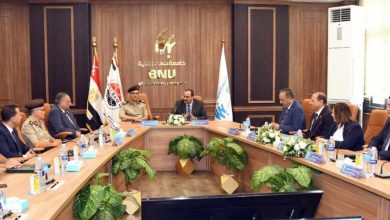 مركز البحوث الطبية والطب التجديدي يوقع بروتوكول تعاون مع جامعة بنها الأهلية