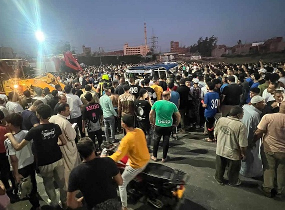 مصرع 6 أشخاص والبحث عن مفقودين إثر انقلاب ميكروباص في مصرف بالدقهلية