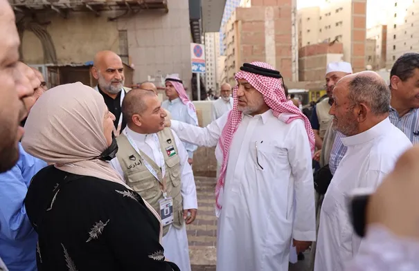 وزير الأوقاف يواصل جولاته التفقدية على الحجاج الأردنيين...