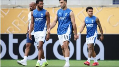 15 دقيقة أولى لحمدالله بقميص الهلال
