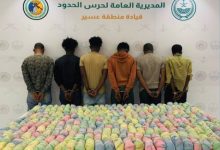 عسير: القبض على 6 مخالفين لتهريبهم 100 كيلوغرام من القات - أخبار السعودية