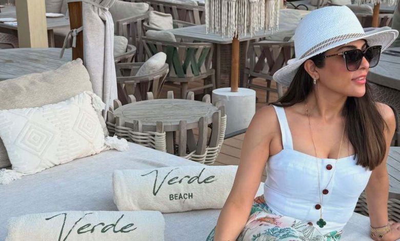 7 إطلالات صيفية مميزة للفنانة زارا البلوشي