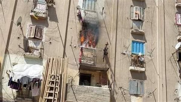 إخماد حريق التهم 3 شرفات سكنية بمنطقة المتراس غربي الإسكندرية