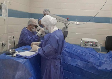 البحيرة تُكثف جهودها لمكافحة الجلوكوما: فحص 30 حالة وإجراء 6 عمليات برمد بدمنهور