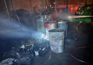 السيطرة على حريق بمصنع كريازي في العبور دون إصابات