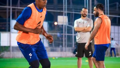 الفريق الفتحاوي يواصل تدريباته بحضور رئيس النادي