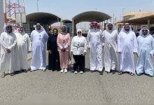 القلاف تفقدت منفذ العبدلي لمتابعة حركة البضائع والتفتيش الجمركي