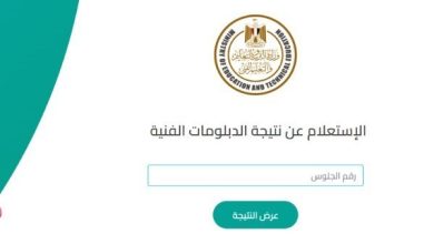 المصدر الرسمي.. نتيجة الدبلومات الفنية 2025 برقم الجلوس عبر nategaFany.emis.gov استعلم عنها من المنزل