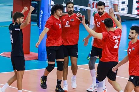 المنتخب الوطني للكرة الطائرة يحتل المركز السابع ببطولة غرب آسيا
